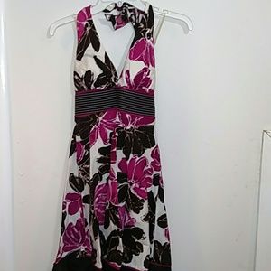 Speechless size 3 floral halter dress